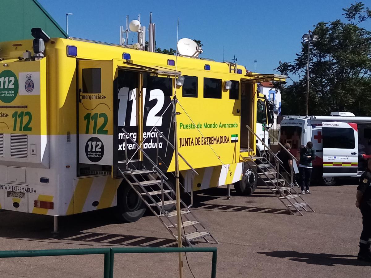 El 112 realiza un simulacro de inundación con un nuevo sistema de comunicación 
