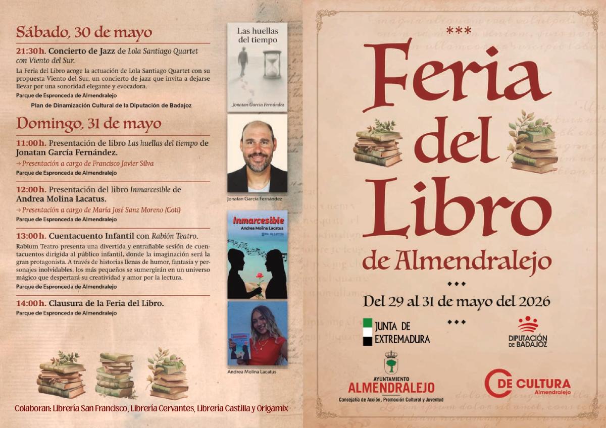 La Feria del Libro regresa del 29 al 31 de mayo con actividades para todos los públicos                                                                                                               