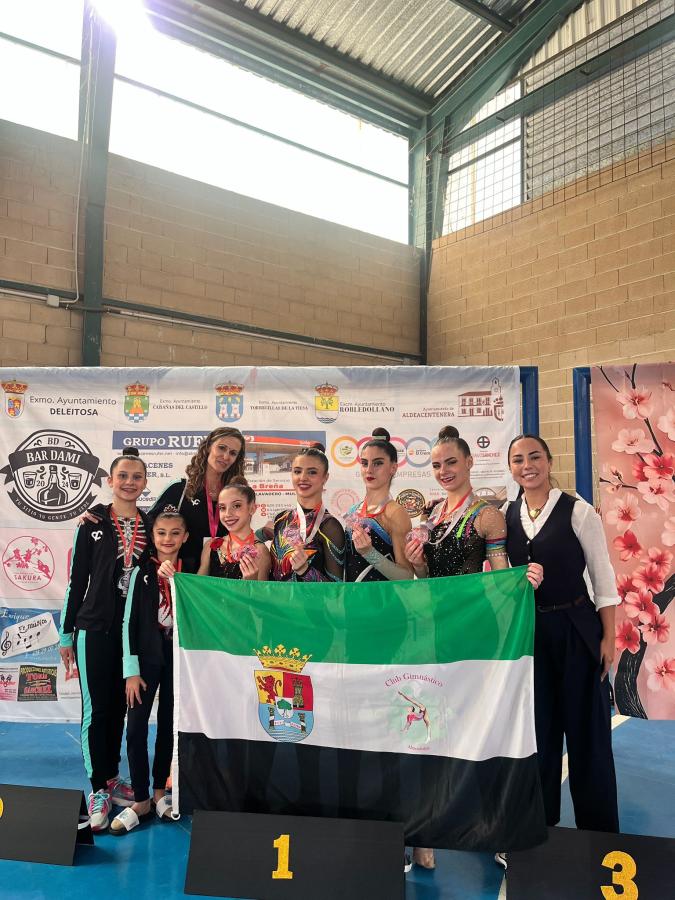 9 oros, 3 platas y 2 bronces para el Club Gimnástico Almendralejo en el torneo ‘Sakura’
