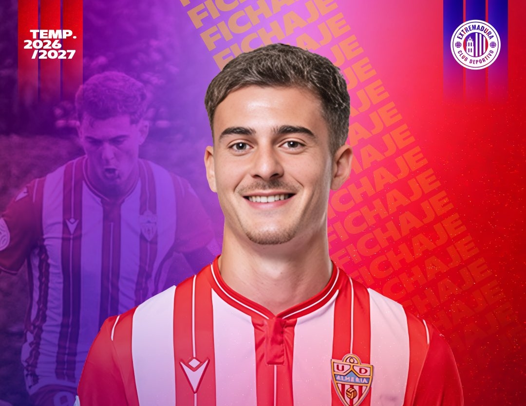 El Extremadura ficha al delantero Iker Burgos para la próxima temporada