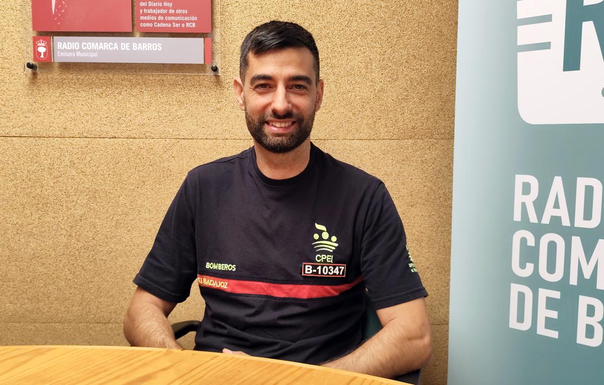 Félix Martín, nuevo jefe del parque de bomberos comarcal de Almendralejo
