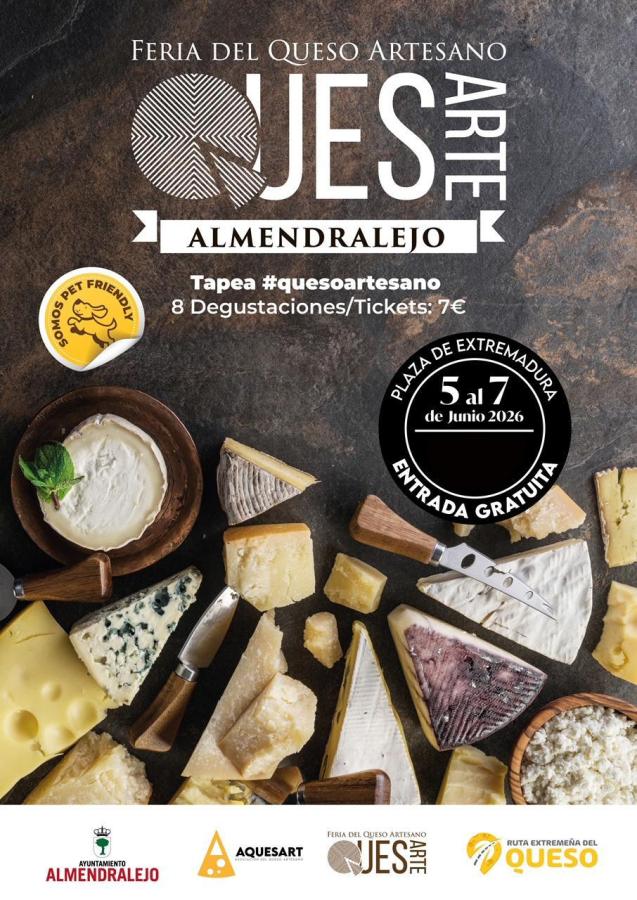 Quesos de toda España se podrán degustar del 5 al 7 de junio en Almendralejo