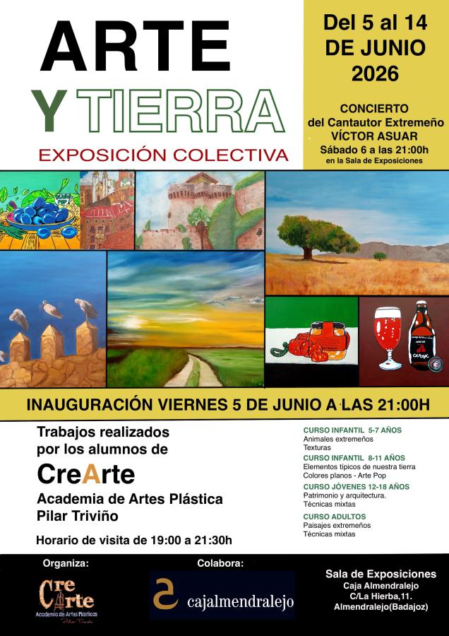 La exposición ‘Arte y tierra’ se inaugura este viernes en Cajalmendralejo