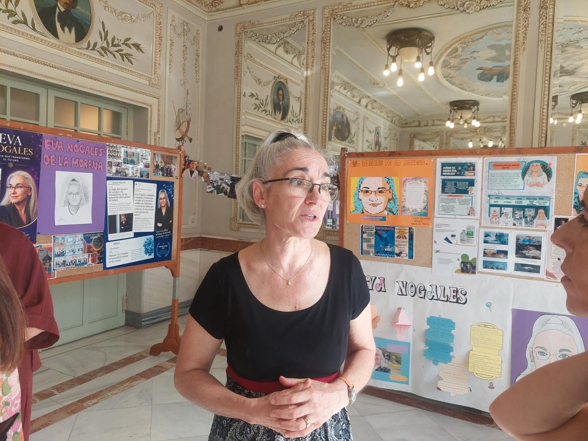 Eva Nogales de la Morena anima a niños y niñas a ser lo que quieran y se atrevan con la ciencia
