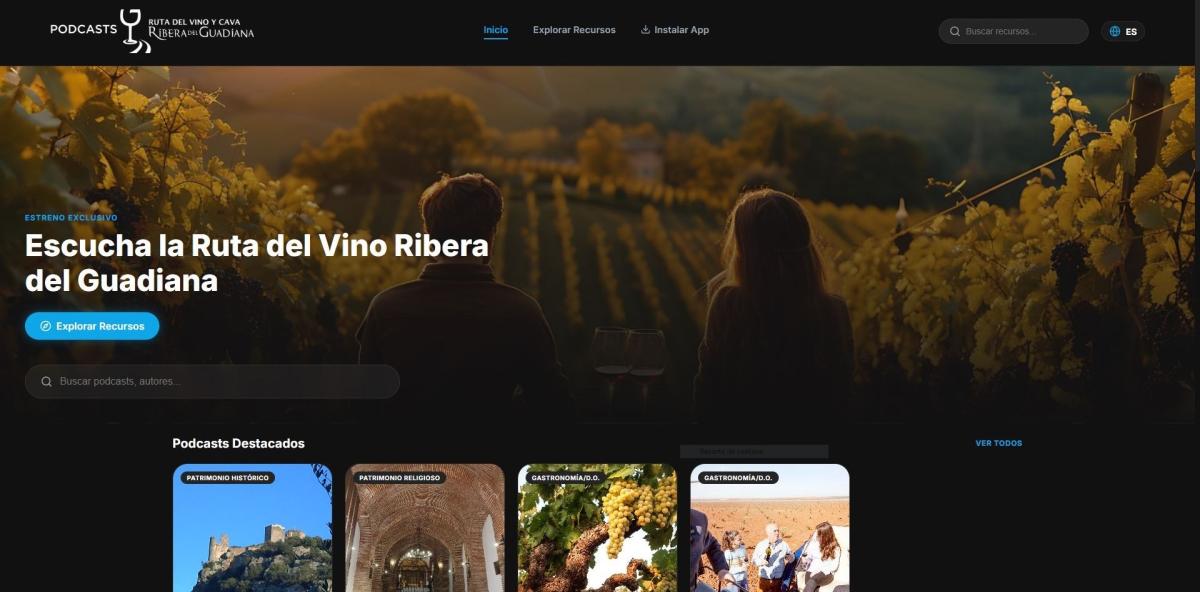 La Ruta del Vino y Cava Ribera del Guadiana lanza un canal de podcast para hacer de Tierra de Barros  una experiencia que se viva y escuche