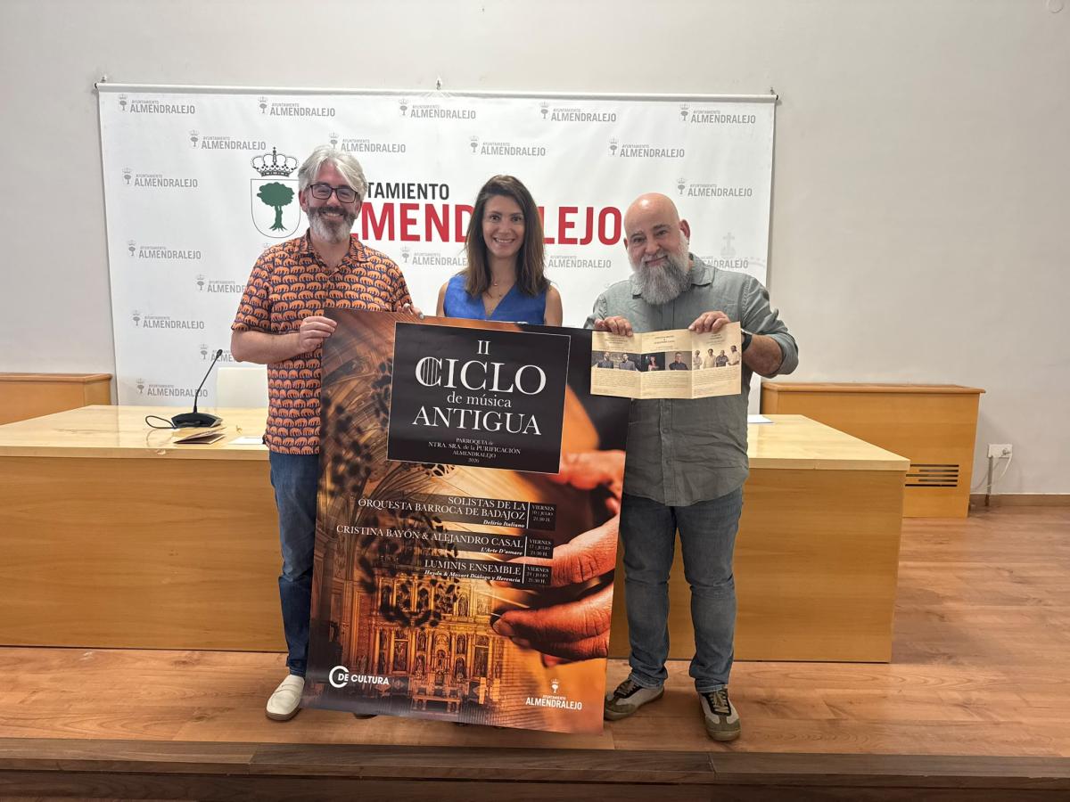 Del 10 al 24 de julio se celebrará en la parroquia de la Purificación el II Ciclo de Música Antigua
