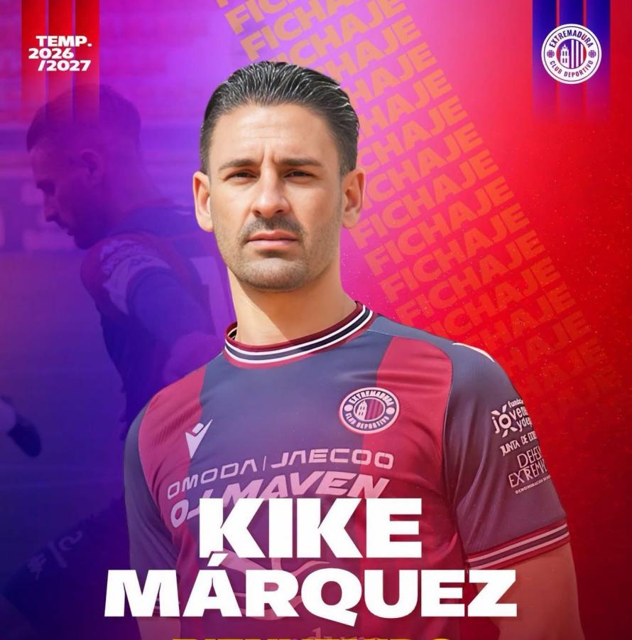 Kike Márquez vuelve a Almendralejo y se incorpora a la plantilla del CD Extremadura tras su paso por el Zamora
