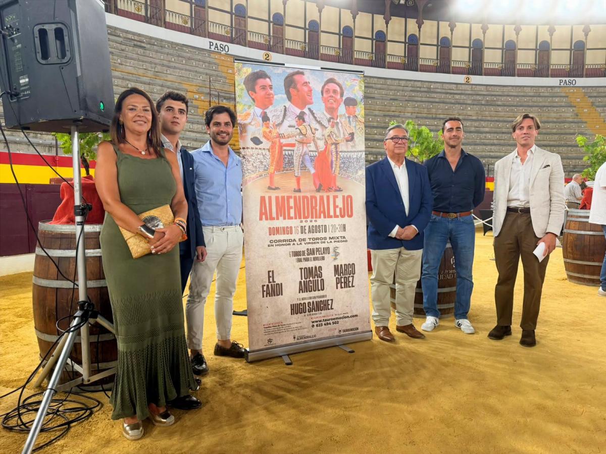 El Fandi, Tomás Angulo, Marco Pérez y Hugo Sánchez torearán en la feria