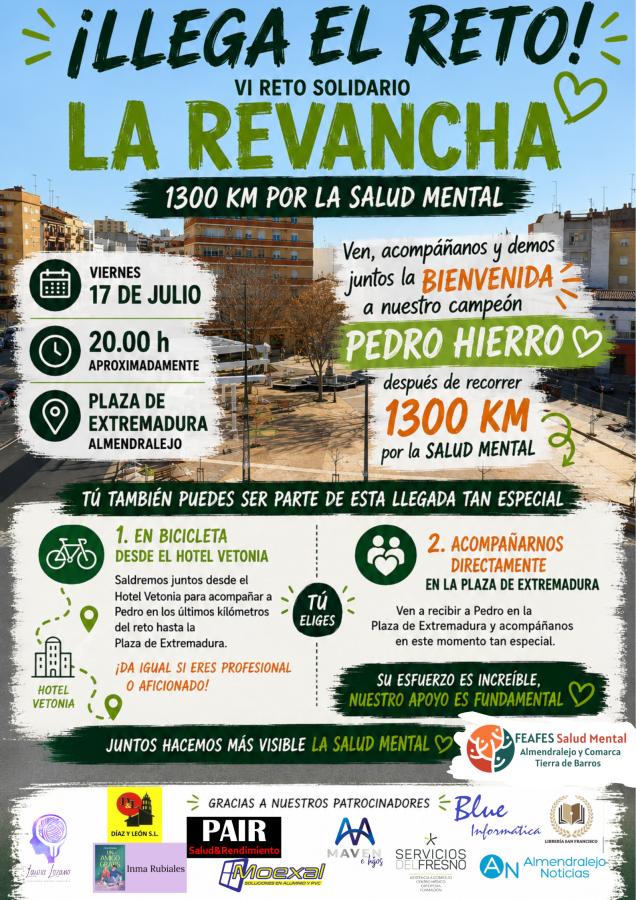 Pedro Hierro inicia el regreso a Almendralejo desde A Rúa