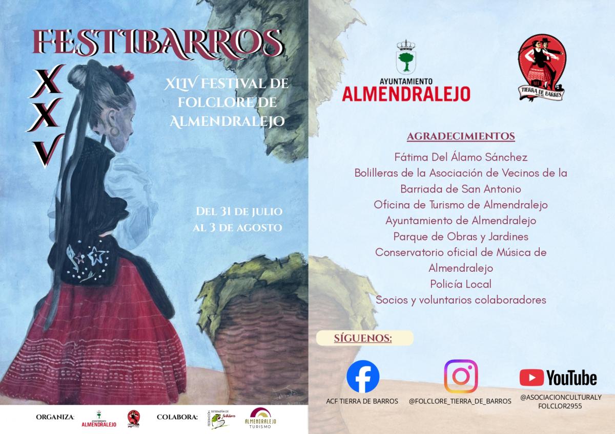 Festibarros celebrará su XXV edición del 31 de julio al 3 de agosto