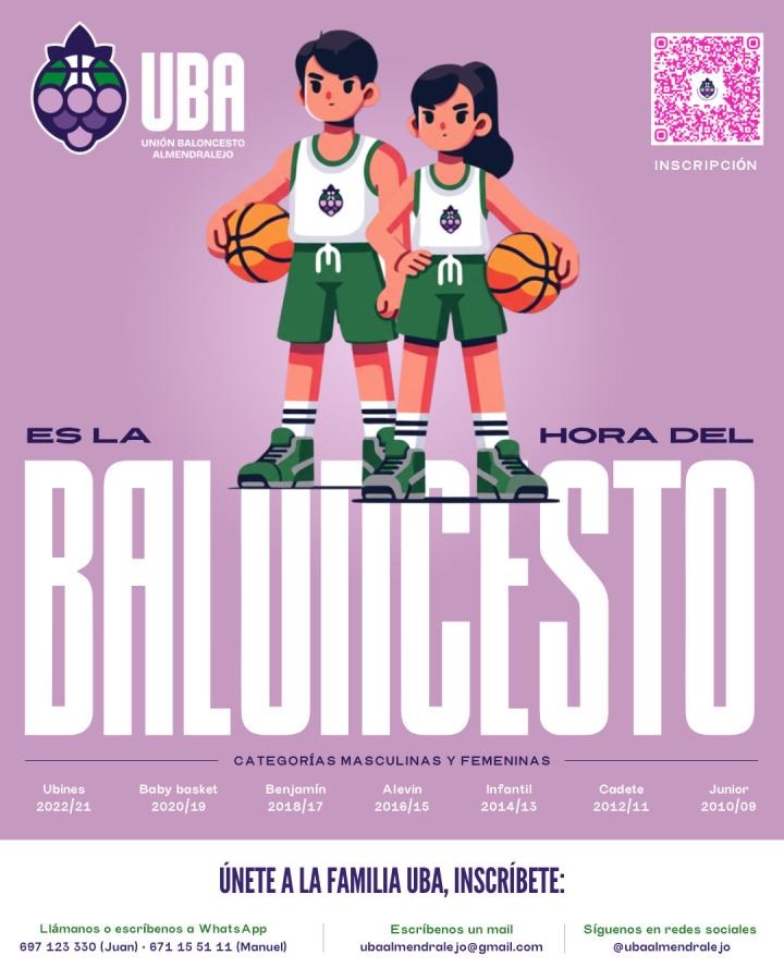 Unión Baloncesto Almendralejo abre su periodo de inscripciones para la próxima temporada 