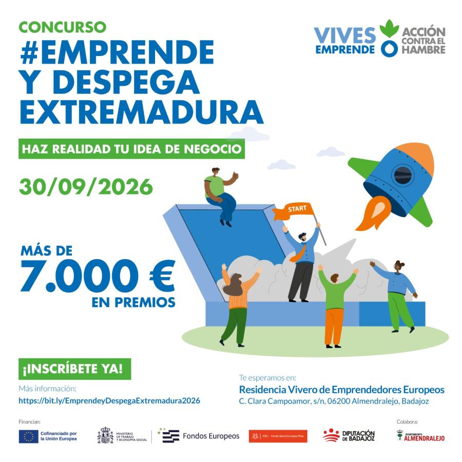 El concurso ‘Emprende y Despega’ premiará las mejores ideas de negocio