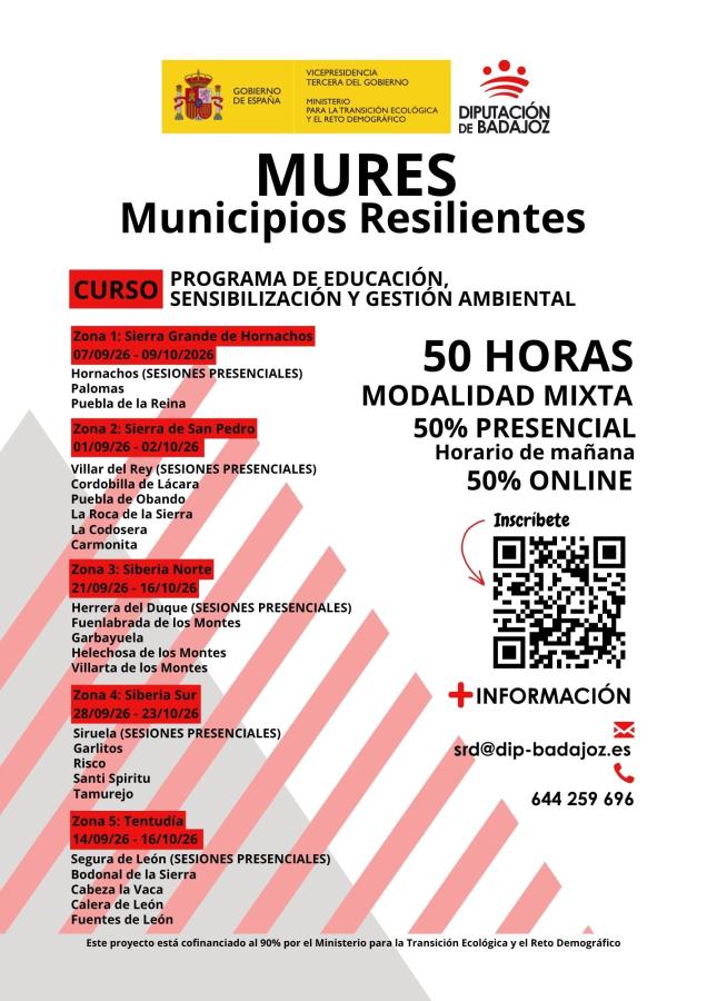 Diputación abre las inscripciones para un curso sobre Educación y Gestión Ambiental