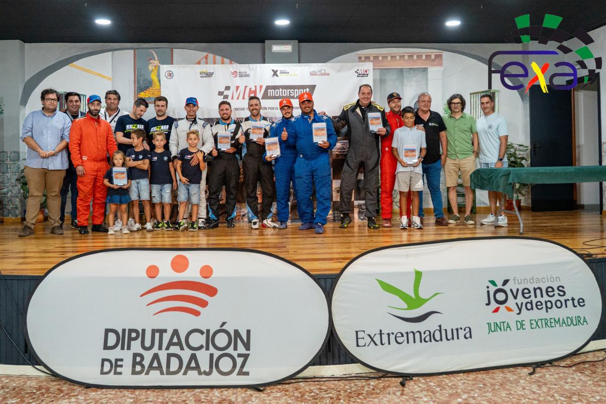 Rubén Farrona y Gil se llevan el I Rallysprint Tierra de Barros por tan sólo 350 décimas de ventaja