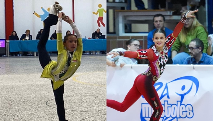 Alicia Hernández y Triana Iglesias participan en el Campeonato de España de patinaje artístico