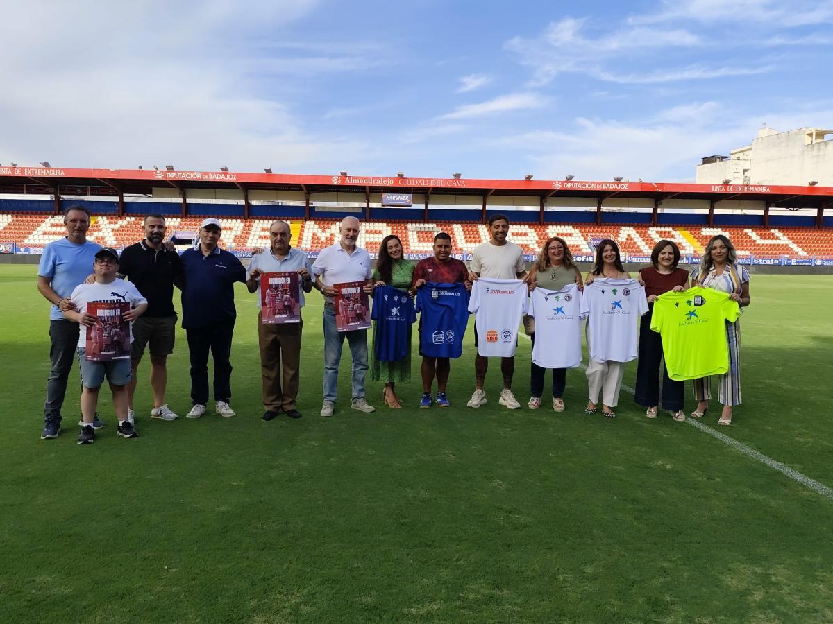 Usuarios de Includes y jugadores del Extremadura disputarán un partido con Mérida Disports