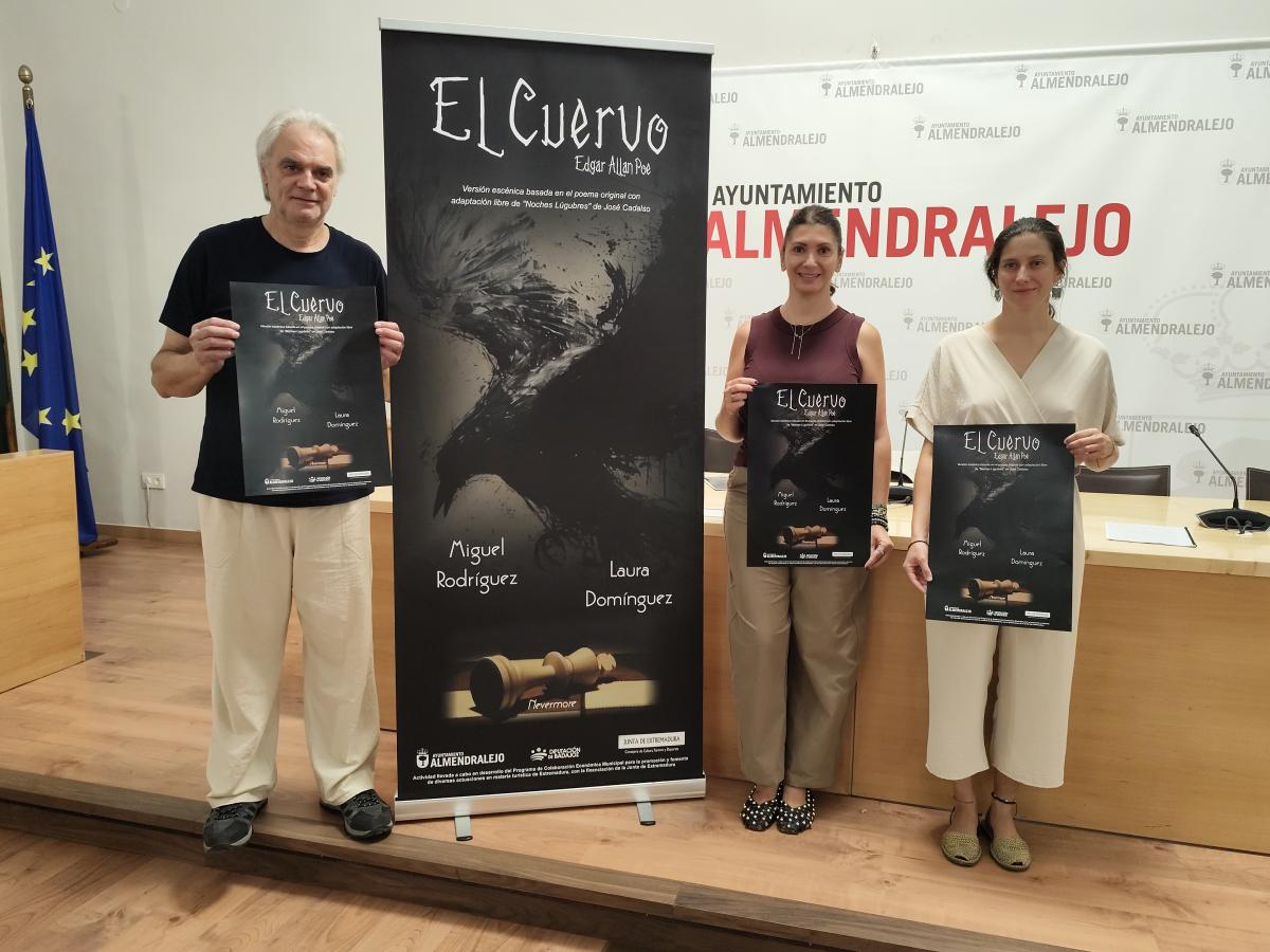 Una versión escénica de ‘El cuervo’ se representa este sábado con tres pases