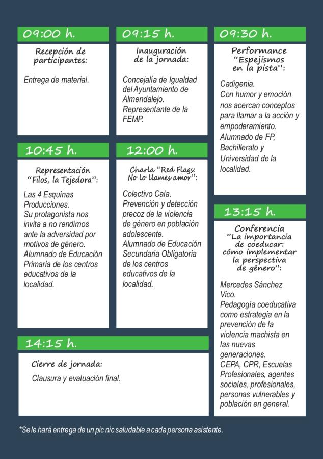 Organizadas unas jornadas educativas sobre igualdad en Almendralejo
