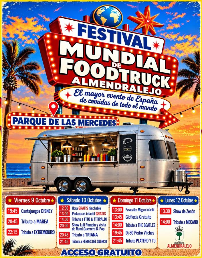 El festival de foodtruck tendrá música en directo y actividades infantiles