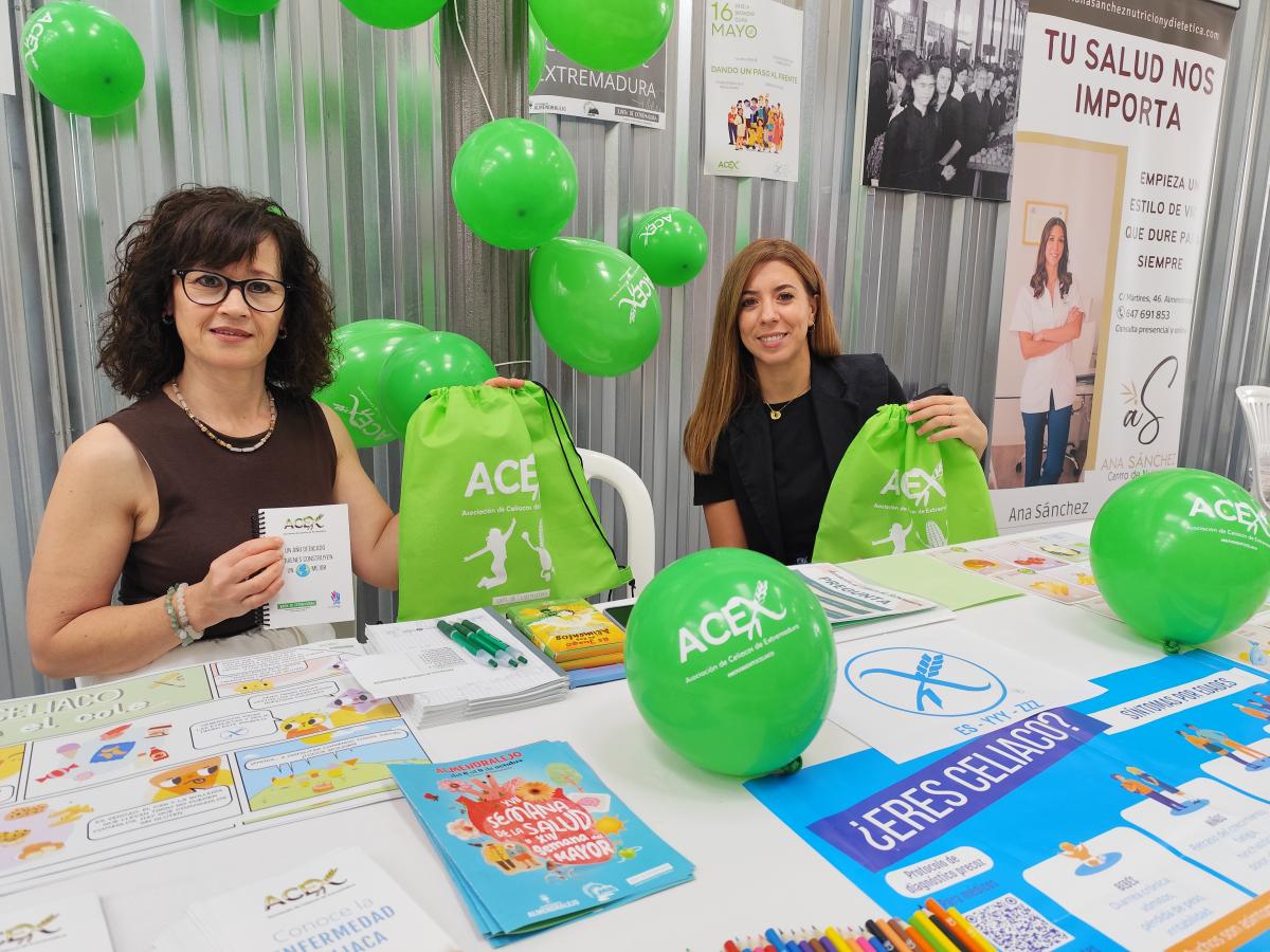 La asociación de celiacos de Extremadura se promociona en Almendralejo