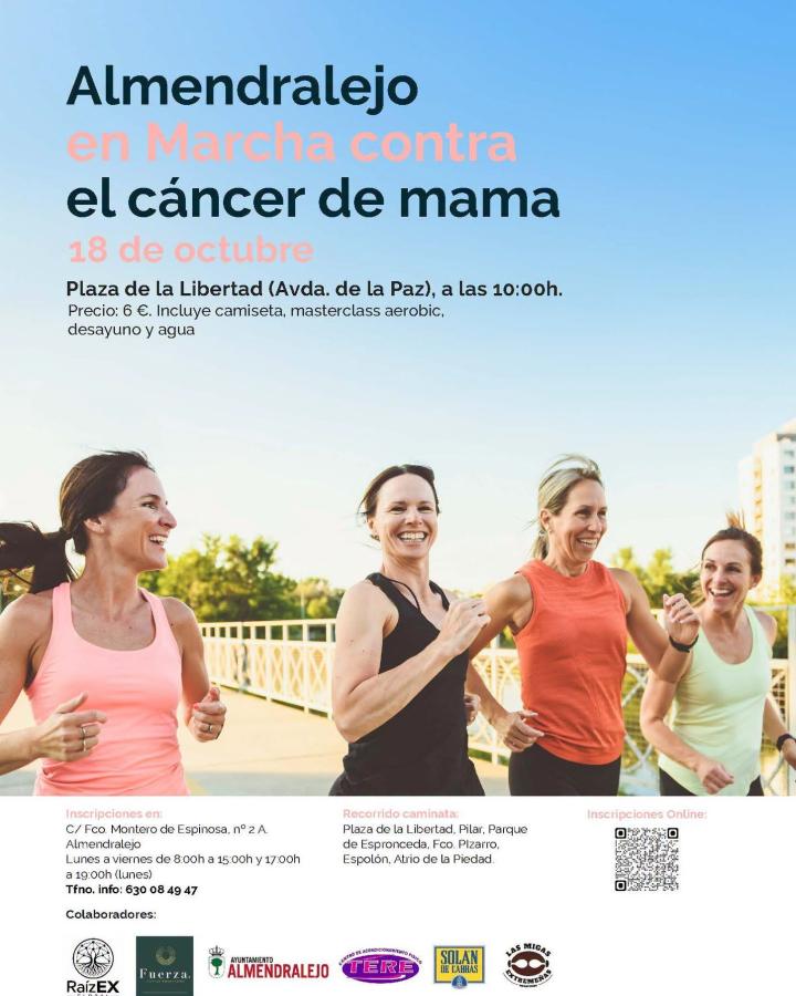 El día contra el cáncer de mama contará con un desayuno, aerobic y una marcha