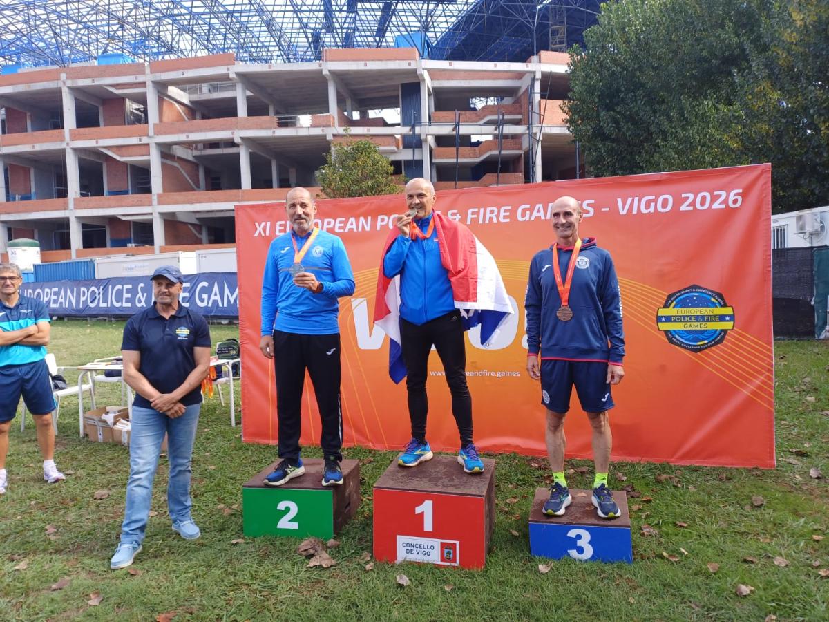 Diego Galindo y Manuel Jesús Romero participan en los Juegos Europeos de Policías y bomberos