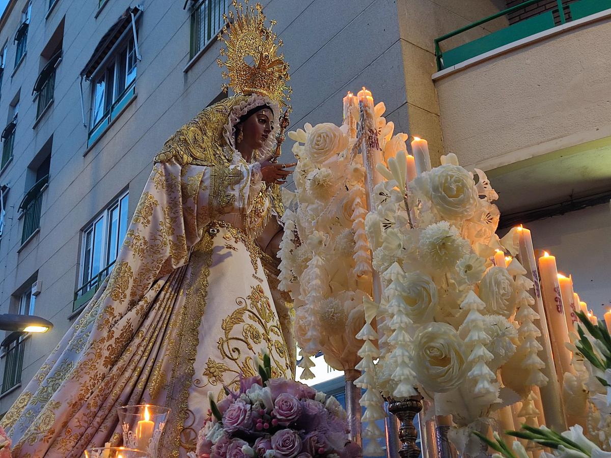 La Virgen del Rosario procesionará este sábado por las calles de la ciudad