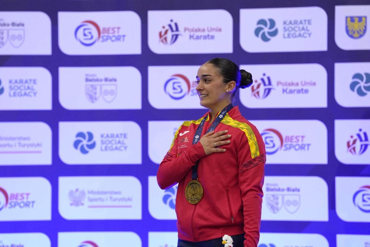 Paola García Lozano, campeona del mundo de karate