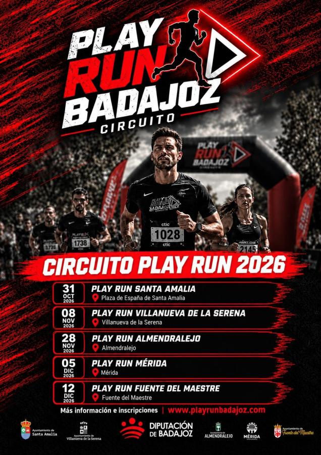 Abierto el plazo para inscribirse en el Play Run del 28 de noviembre en Almendralejo
