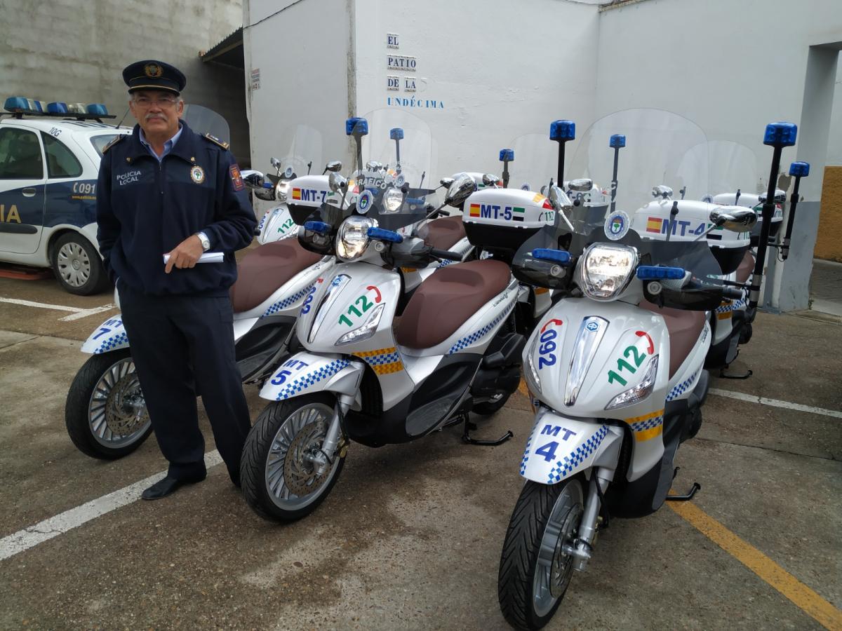 La Policía Local dispone de ocho motocicletas nuevas para realizar sus patrullas