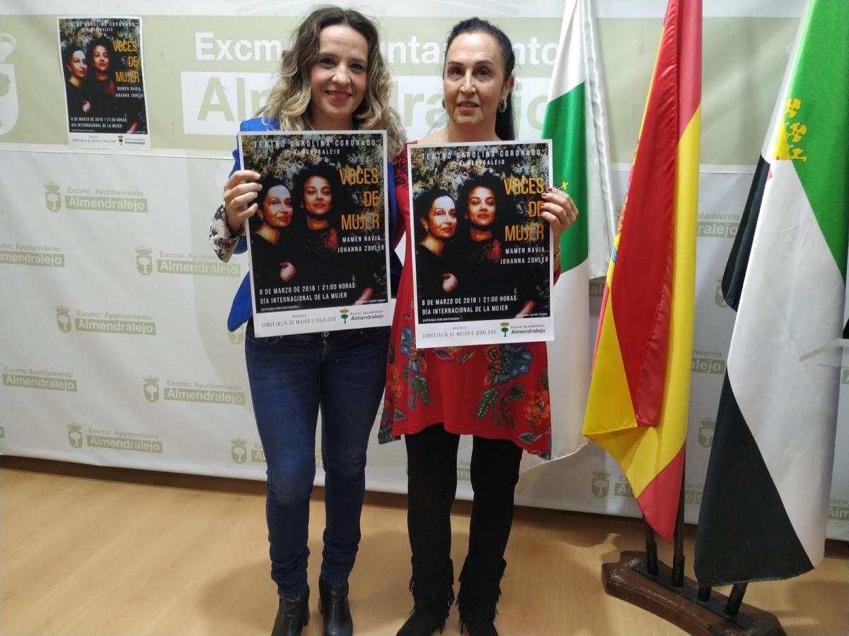 Mamen Navia y Johanna Zohler darán un concierto por el Día de la Mujer