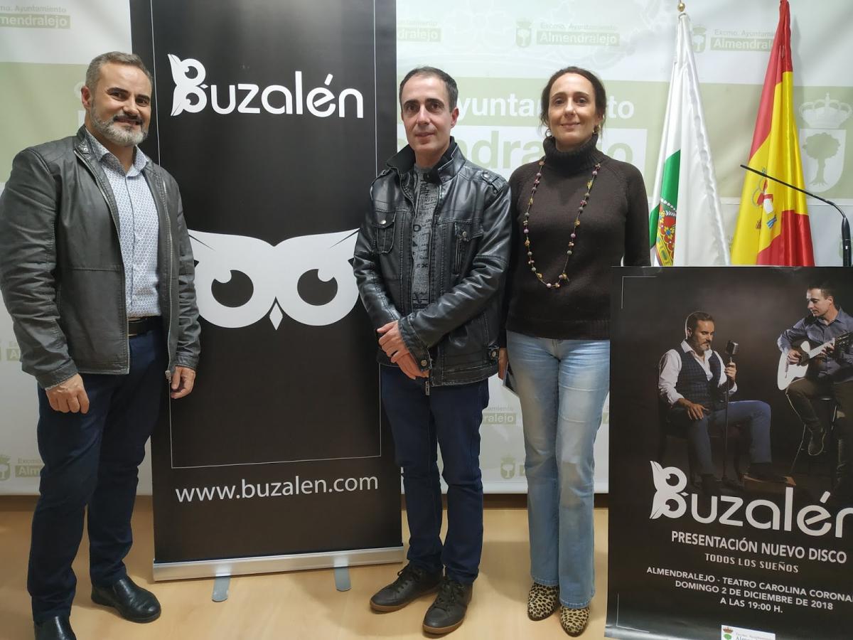 Buzalén presentará su nuevo disco este domingo en Almendralejo