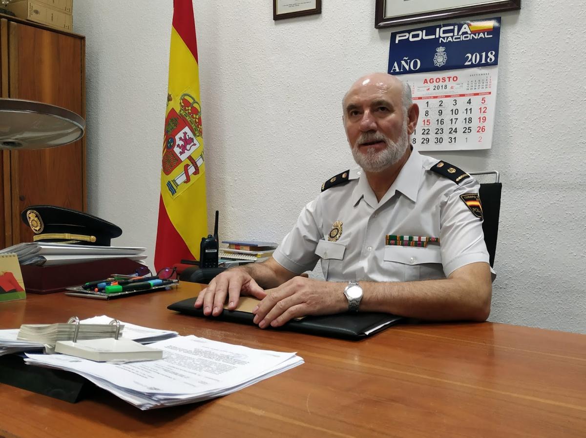 Juan Antonio Gallardo dejará de ser el responsable de la Policía Nacional en la ciudad