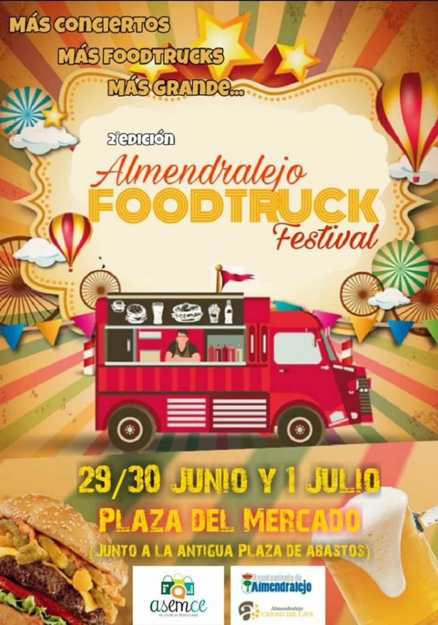 La celebración de la segunda edición de la “Almendralejo Foodtruck Festival ASEMCE” origina cambios en les estacionamientos de la zona durante el fin de semana