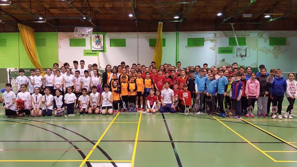 La final de los JUDEX de badminton será el 14 de abril en el polideportivo