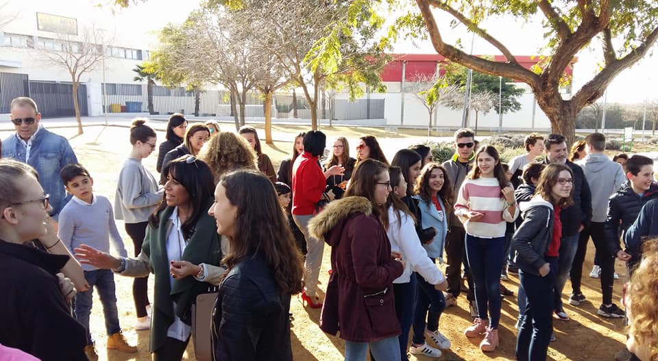 18 alumnos franceses participan en un intercambio con estudiantes del Ruta de la Plata