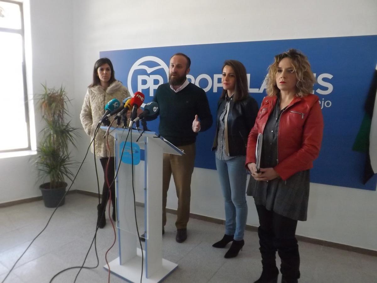 El PP denuncia ausencia de respuestas de la Junta a víctimas de violencia de género en la comarca