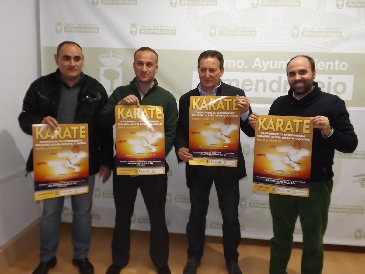 Almendralejo acogerá el Campeonato de Extremadura de karate en categorías inferiores
