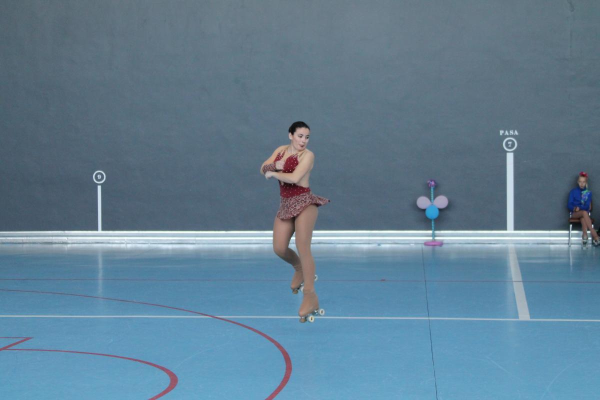 La patinadora almendralejense María Cruz asciende a categoría nacional