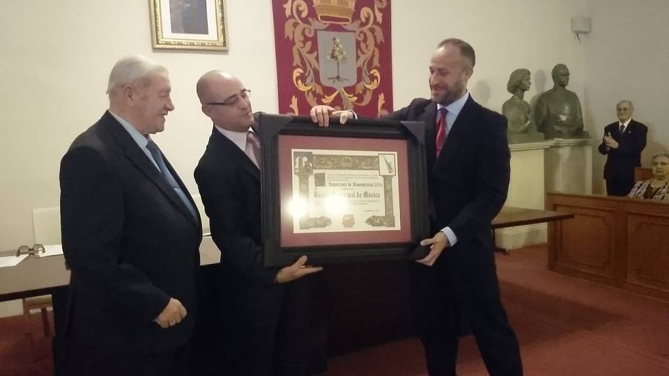 La banda municipal recibe el premio del CIT ‘importante de Almendralejo’