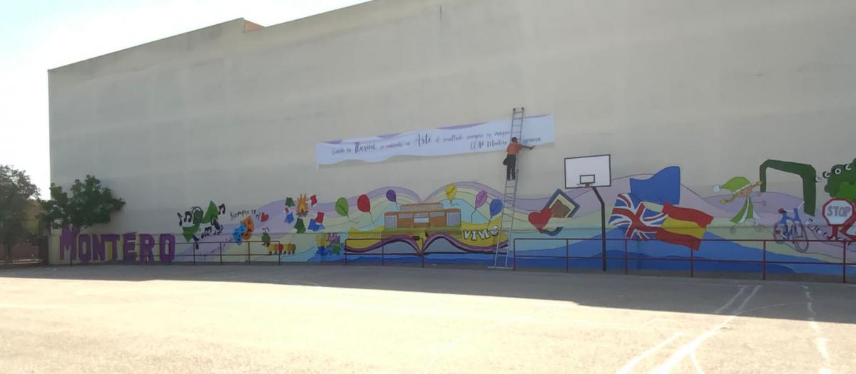 Montero de Espinosa inaugurará un “mural escolar” el próximo martes
