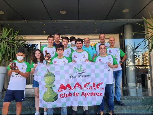 El club de ajedrez Magic Extremadura se proclama Campeón de Extremadura 