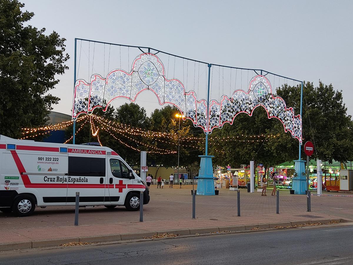 Cruz Roja realiza 26 atenciones durante la celebración de la feria