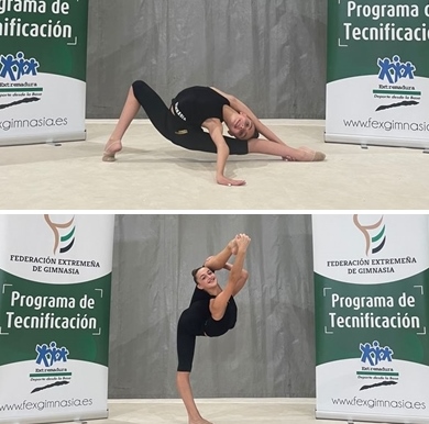 Irene Martínez e Isabel Álvarez, a la Selección Extremeña de gimnasia rítmica