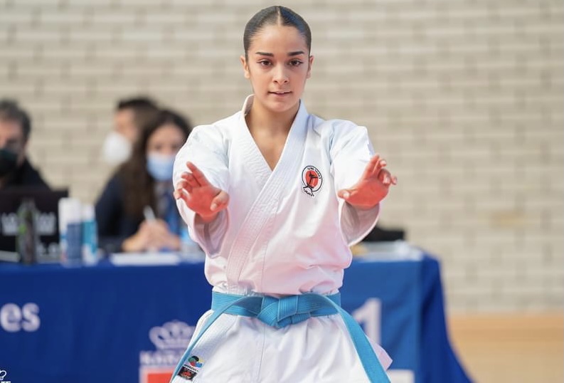 Paola García compite en el Campeonato de España en Málaga