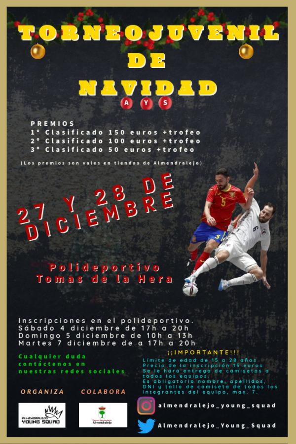 'Almendralejo Young Squad' organiza un torneo navideño de fútbol sala juvenil