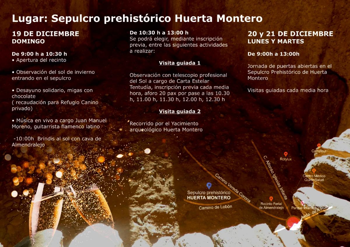 Huerta Montero acogerá la fiesta del solsticio de invierno el día 19