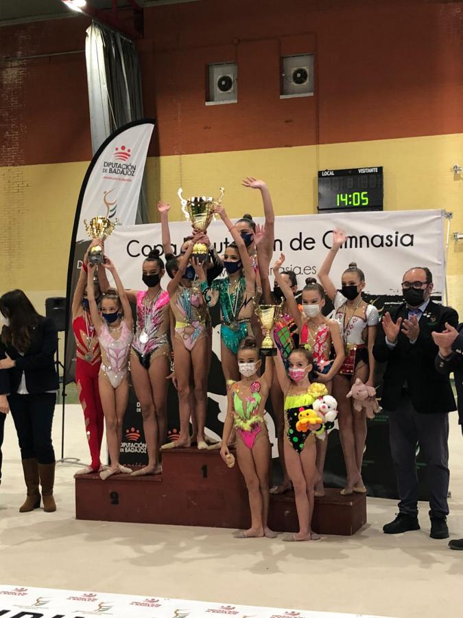 El club gimnástico Almendralejo se proclama campeón de la Copa Diputación