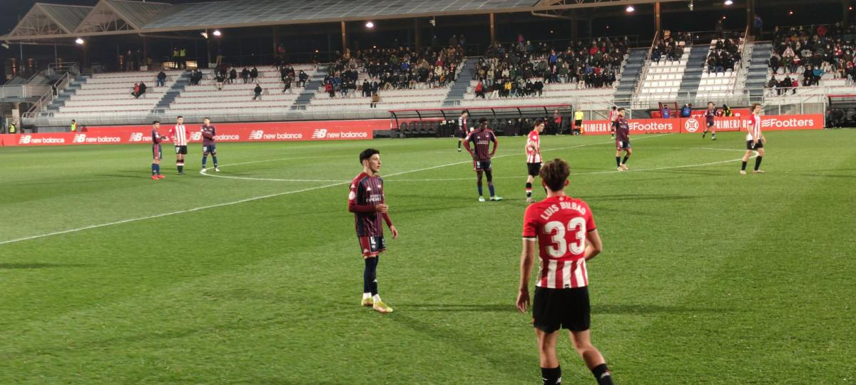 El Extremadura cae en Lezama ante el filial del Bilbao