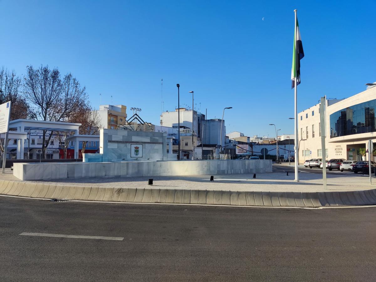 La zona peatonal de la plaza de Extremadura se abrirá el 2 de febrero